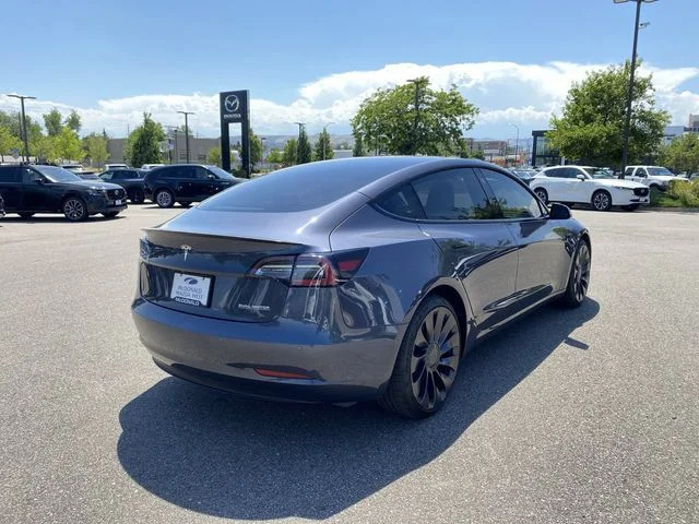 Used 2021 Black Tesla Performance image 6