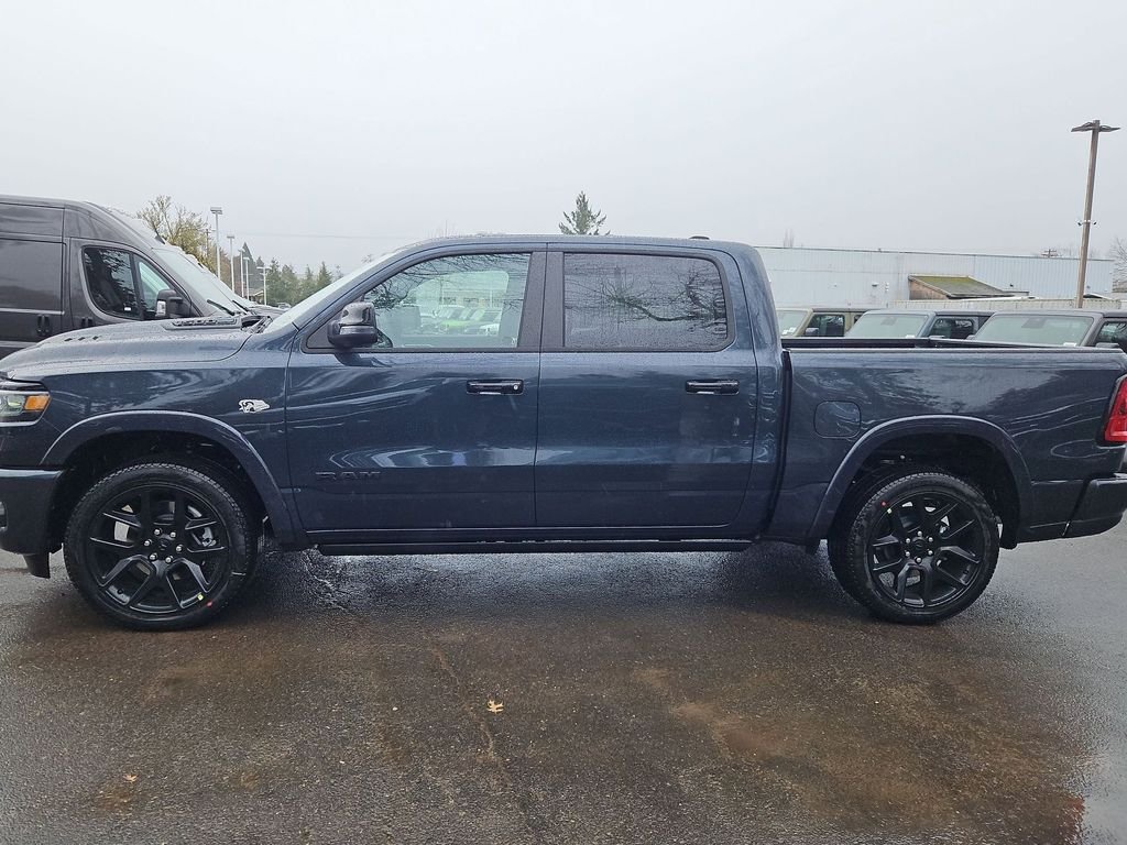 New 2026 Forged Blue Metallic Exterior Paint RAM Laramie image 4