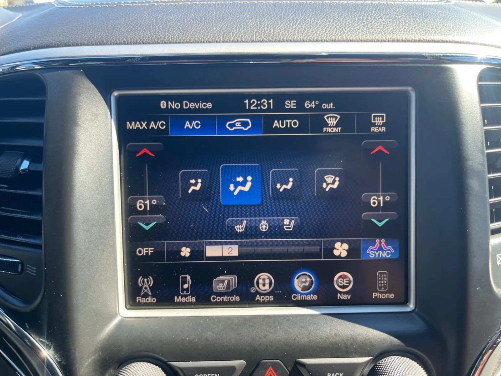 Used 2014 Brilliant Black Crystal Pearlcoat Jeep SRT8 4WD image 19