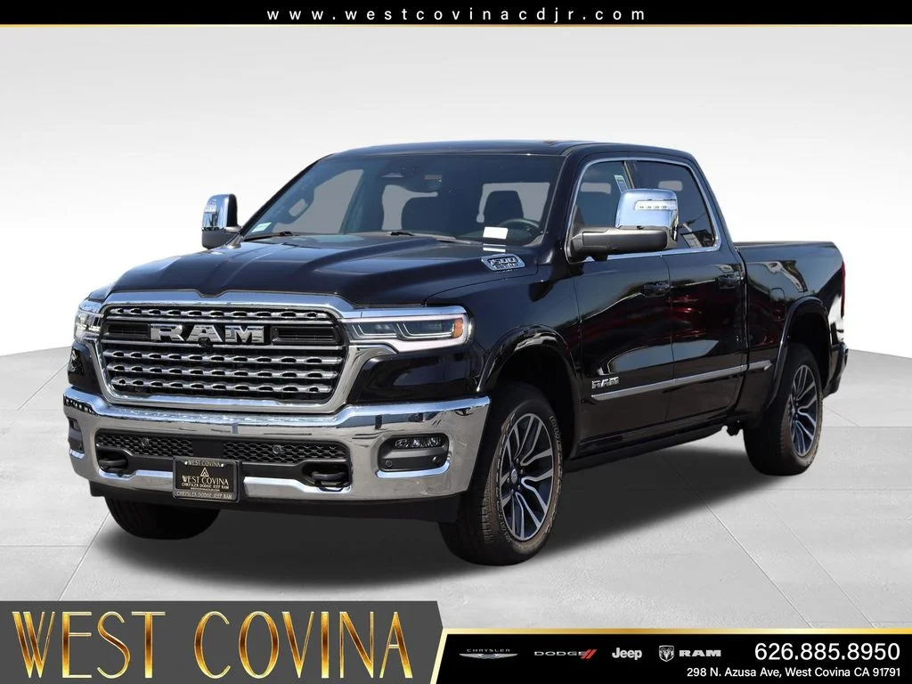 New 2025 Diamond Black Crystal Pearl-Coat Exterior Paint RAM Limited image 1