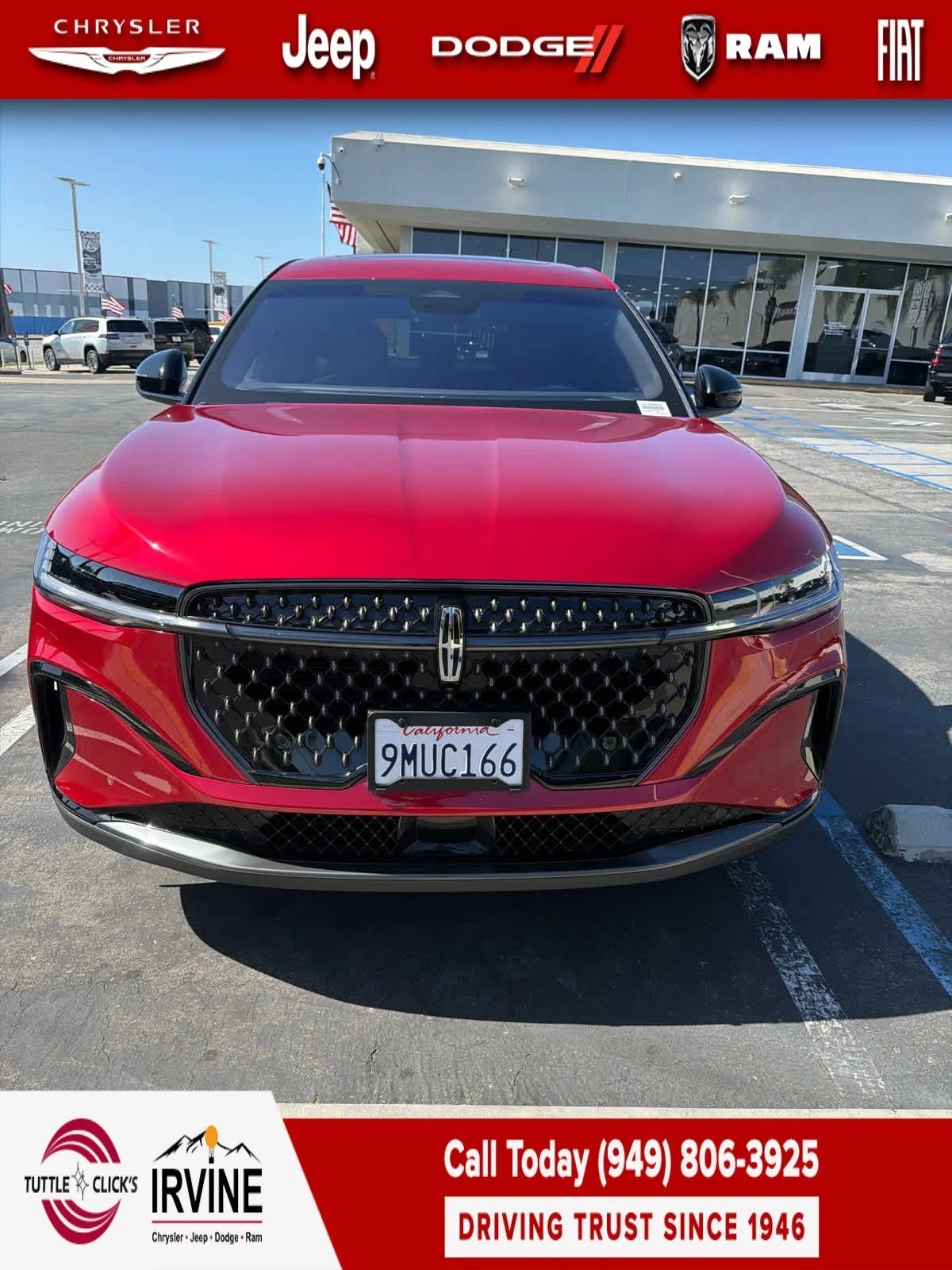 Used 2024 Red Lincoln Premiere image 1