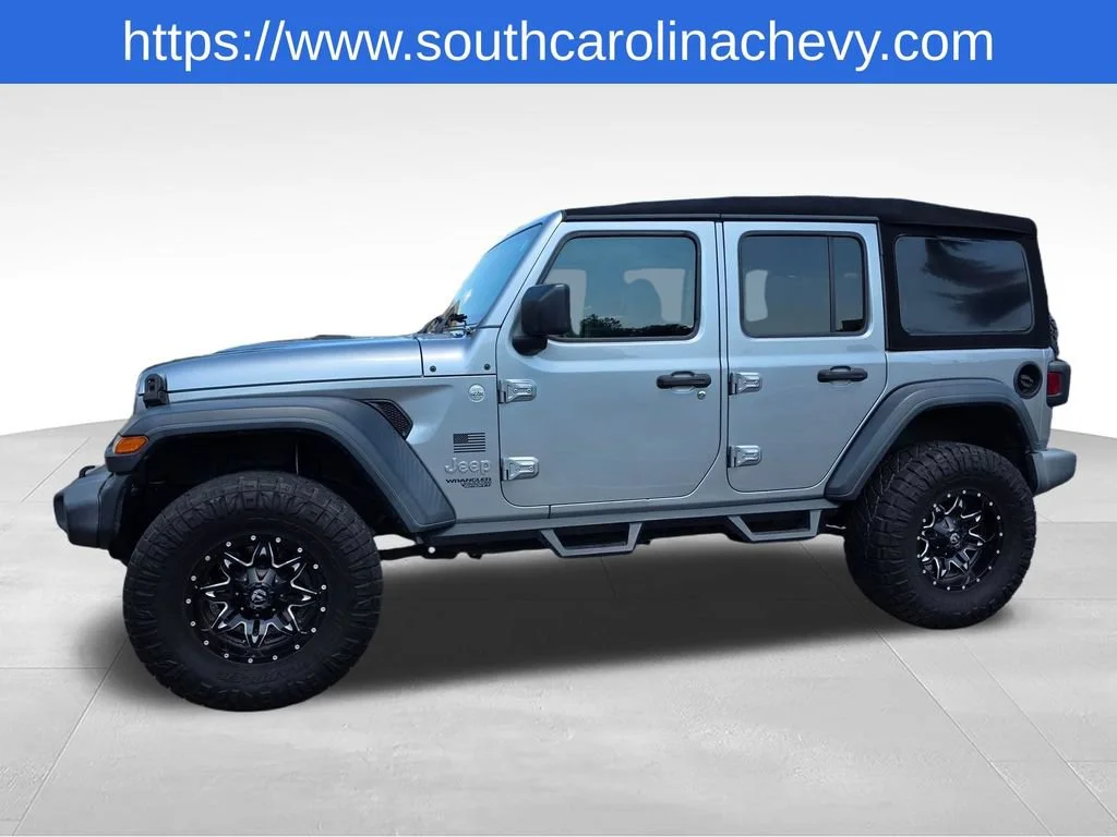 Used 2018 Silver Jeep Sport S 4x4 image 33