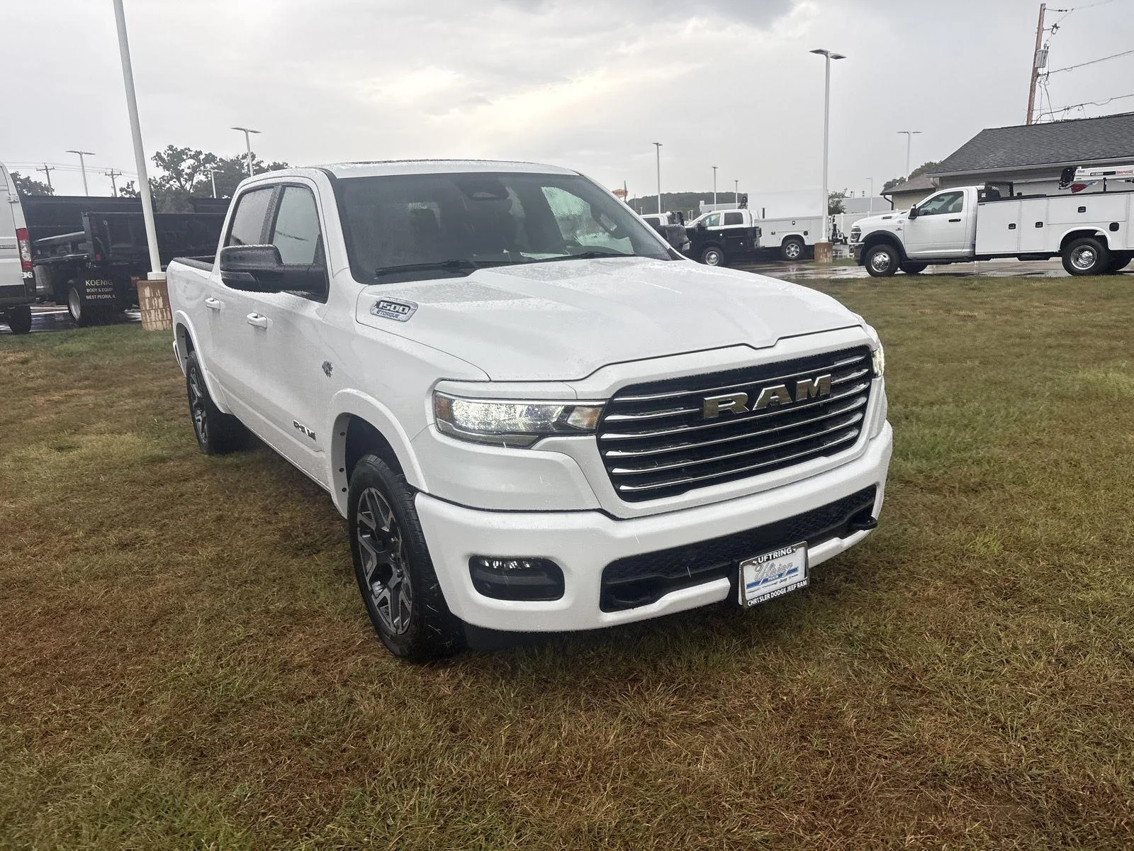 New 2026 Bright White Clearcoat Ram Laramie image 3