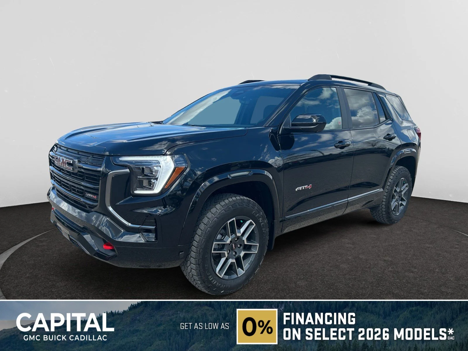New 2026 Ebony Twilight Metallic GMC AWD AT4 image 1
