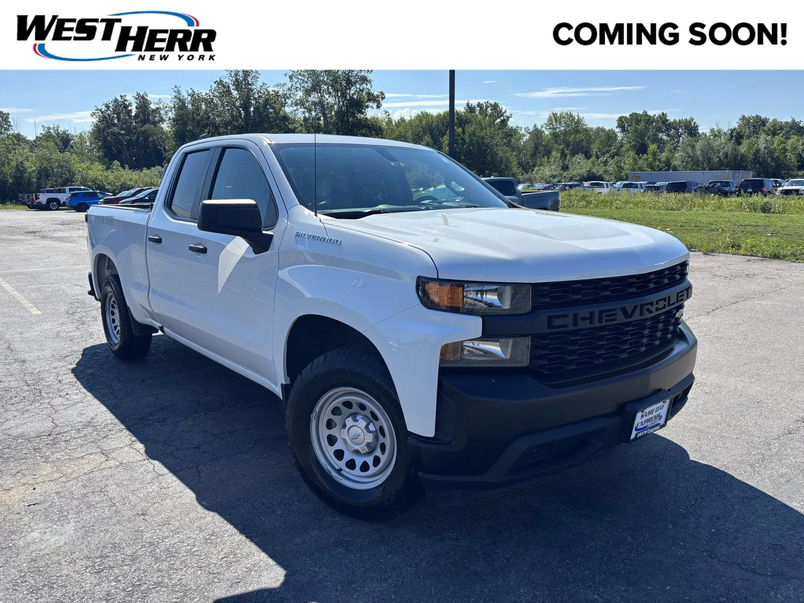 Used 2021 SUMMIT WHITE Chevrolet Work Truck image 1