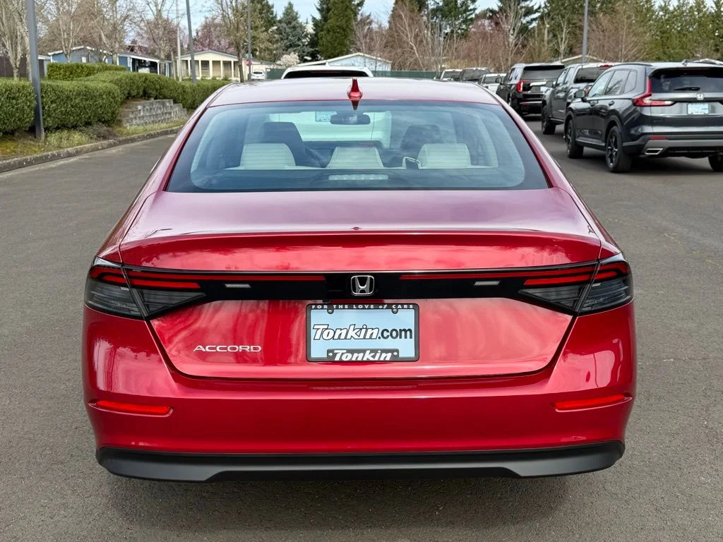 New 2026 Radiant Red Metallic Honda LX image 7