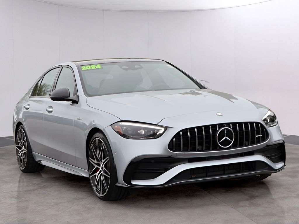 Used 2024 Cirrus Silver Metallic Mercedes-Benz C 43 AMG® image 3