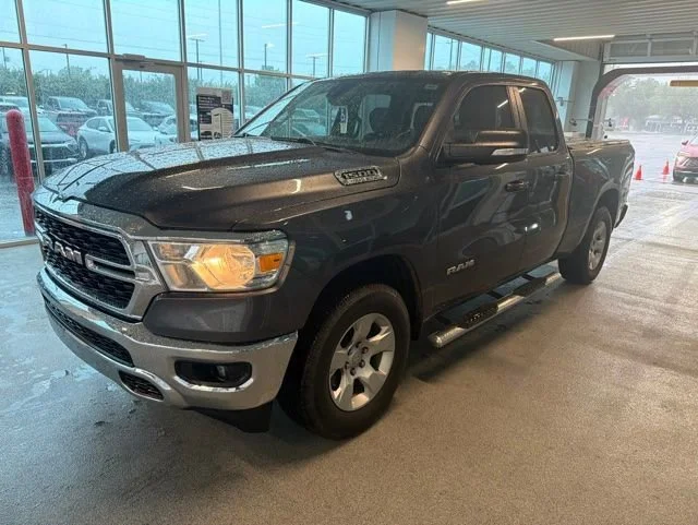 Used 2022 Granite Crystal Metallic Clearcoat Ram Big Horn image 3