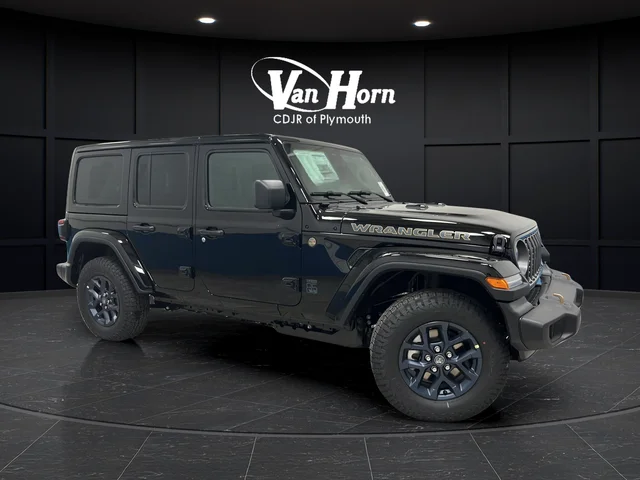 New 2026 Black Clear-Coat Exterior Paint Jeep 85th Anniversary Edition image 1