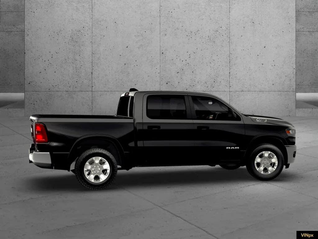 New 2026 Diamond Black Crystal Pearl-Coat Exterior Paint RAM Big Horn/Lone Star image 14