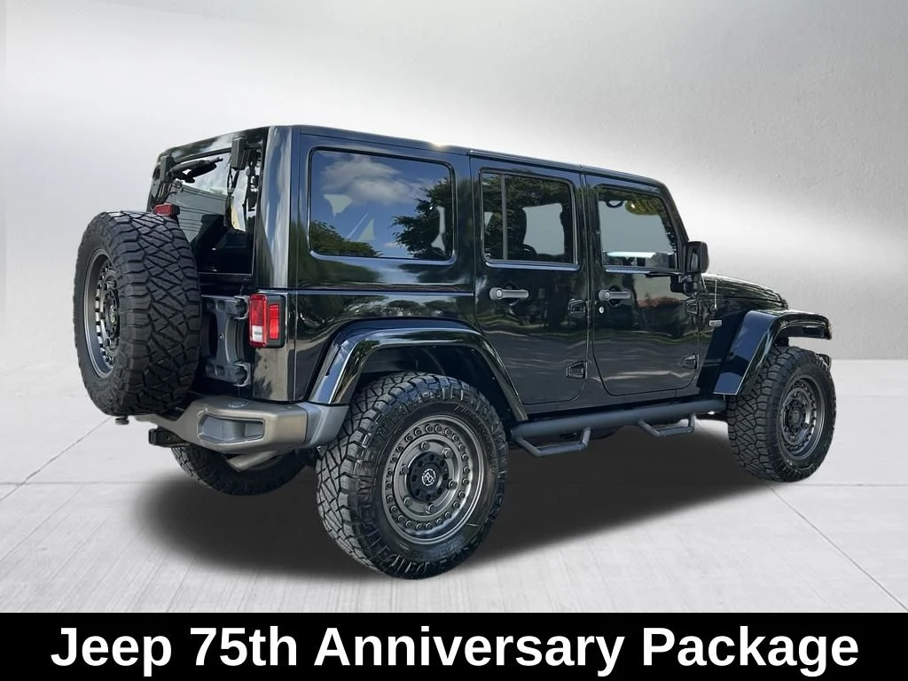 Certified Used 2017 Black Jeep Unlimited Sahara image 6