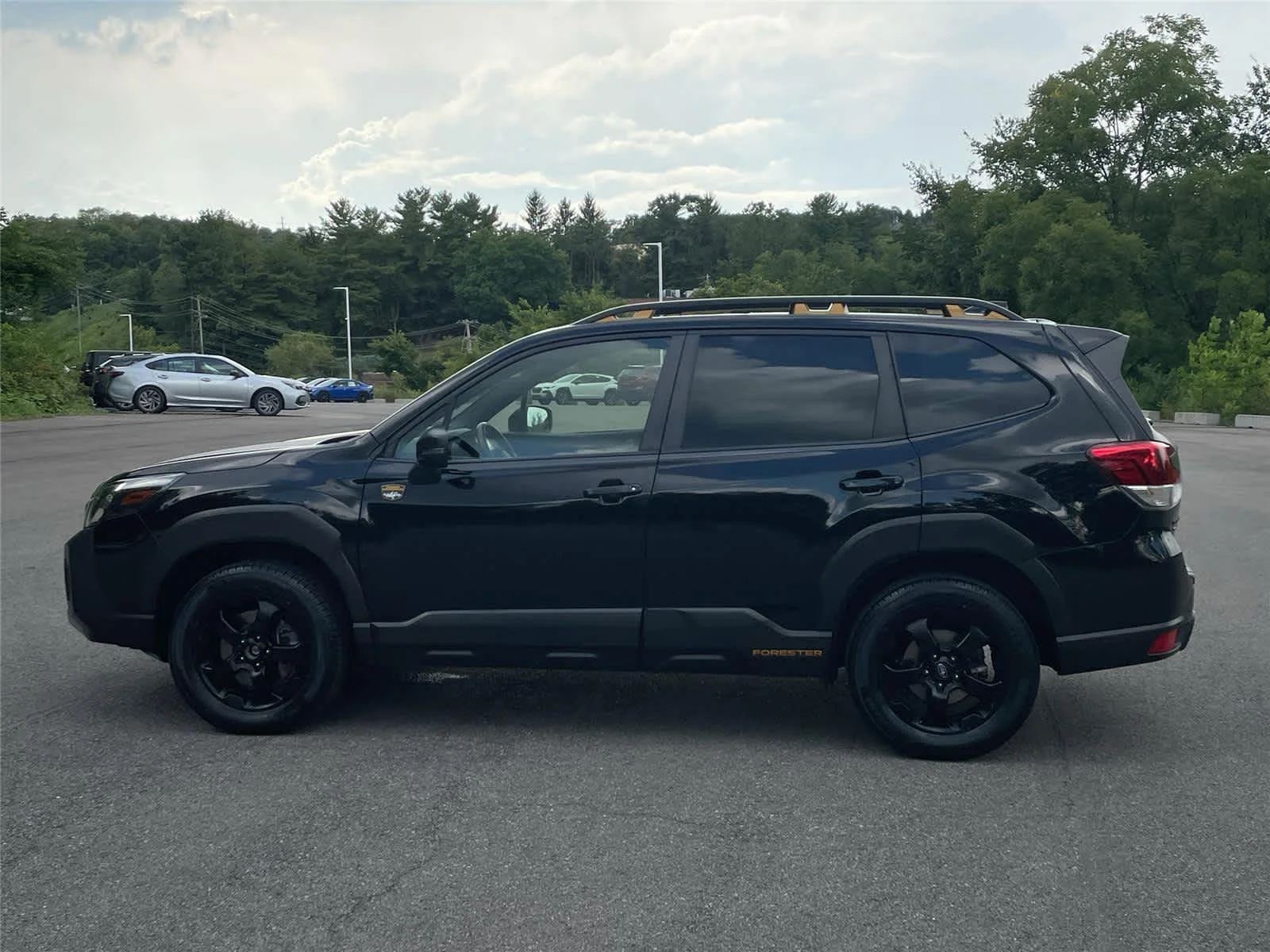 Used 2023 Crystal Black Silica Subaru Wilderness image 2