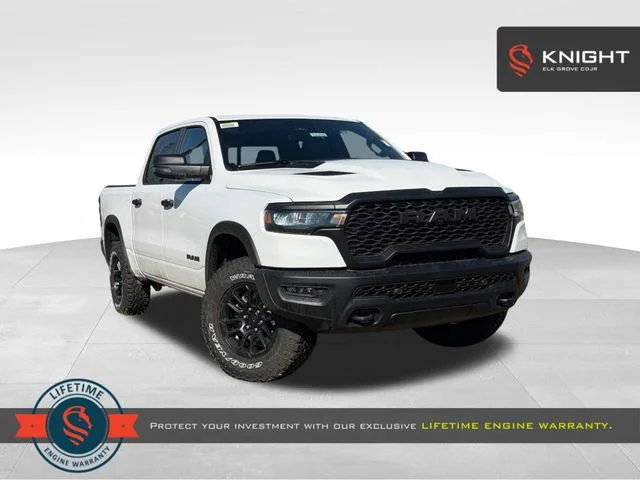 New 2026 Bright White Clear-Coat Exterior Paint RAM Rebel image 1