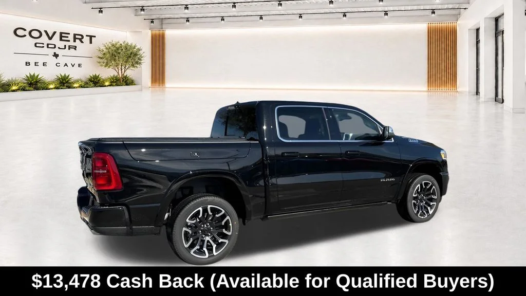 New 2026 Diamond Black Crystal Pearlcoat RAM Limited image 14