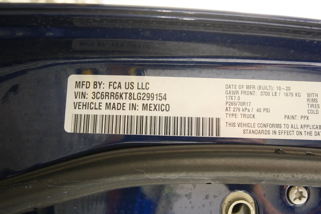Used 2020 Patriot Blue Pearlcoat Ram Express image 30