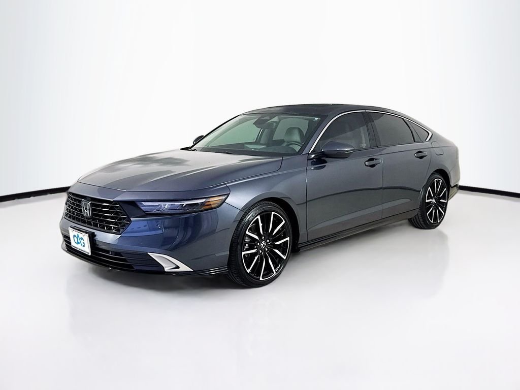 Certified Used 2025 Meteorite Gray Metallic Honda HYBRID TOURING image 3