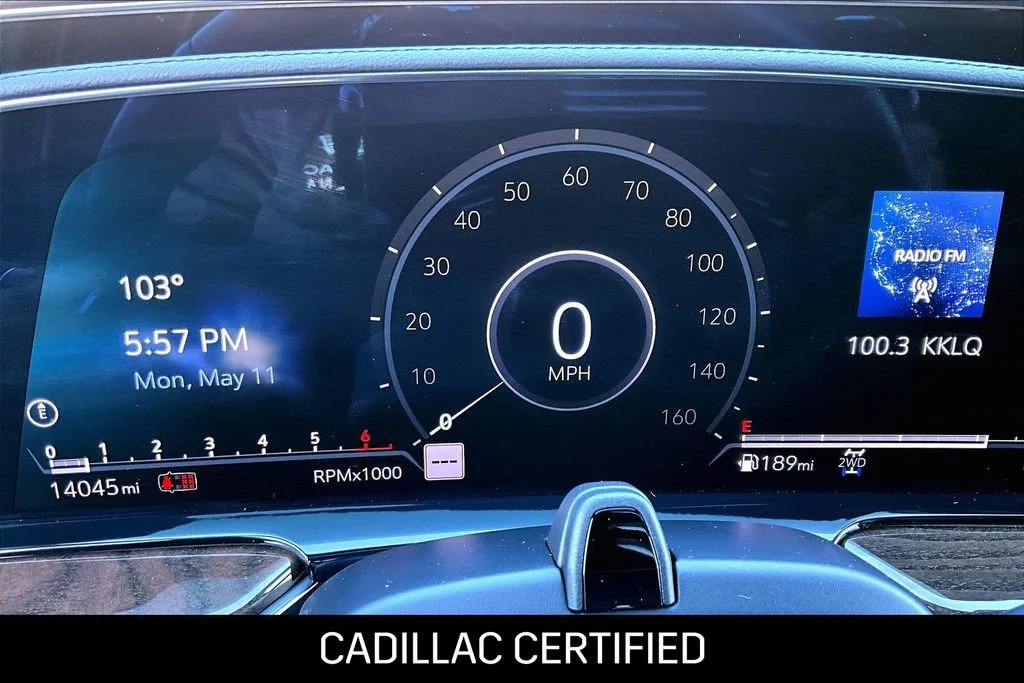 Used 2024 Dark Emerald Metallic Cadillac Sport Platinum image 24