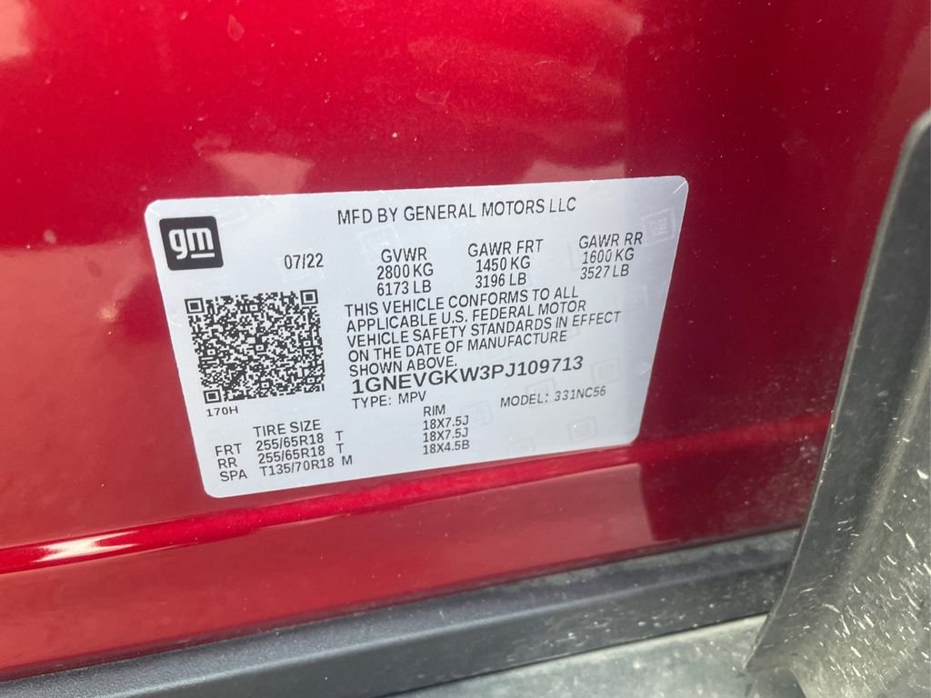 Used 2023 Radiant Red Tintcoat Chevrolet LT image 22