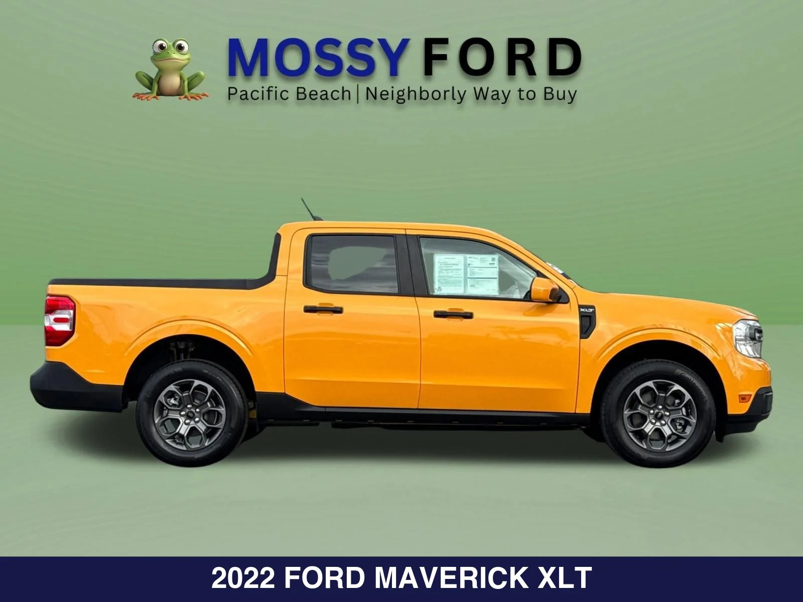 Certified Used 2022 Orange Ford XLT image 4