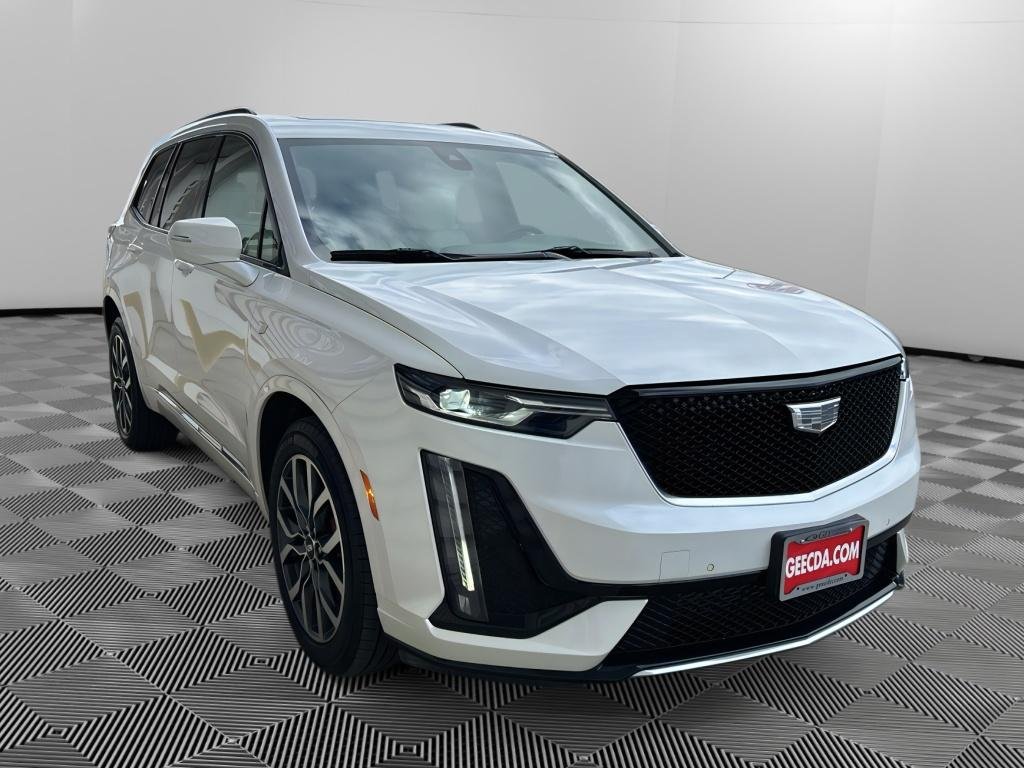 Used 2023 Crystal White Tricoat Cadillac AWD Sport image 3