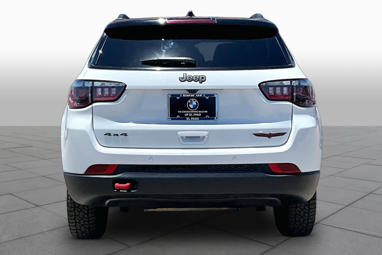 Used 2024 Bright White Clearcoat Jeep Trailhawk image 4