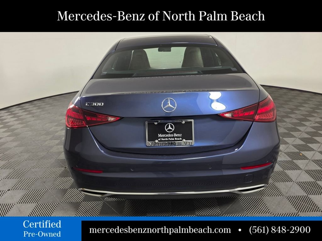 Certified Used 2025 Blue Mercedes-Benz C 300 image 5