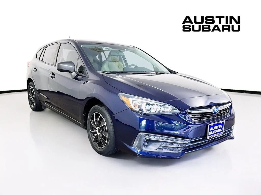 Used 2021 Blue Subaru Base image 1