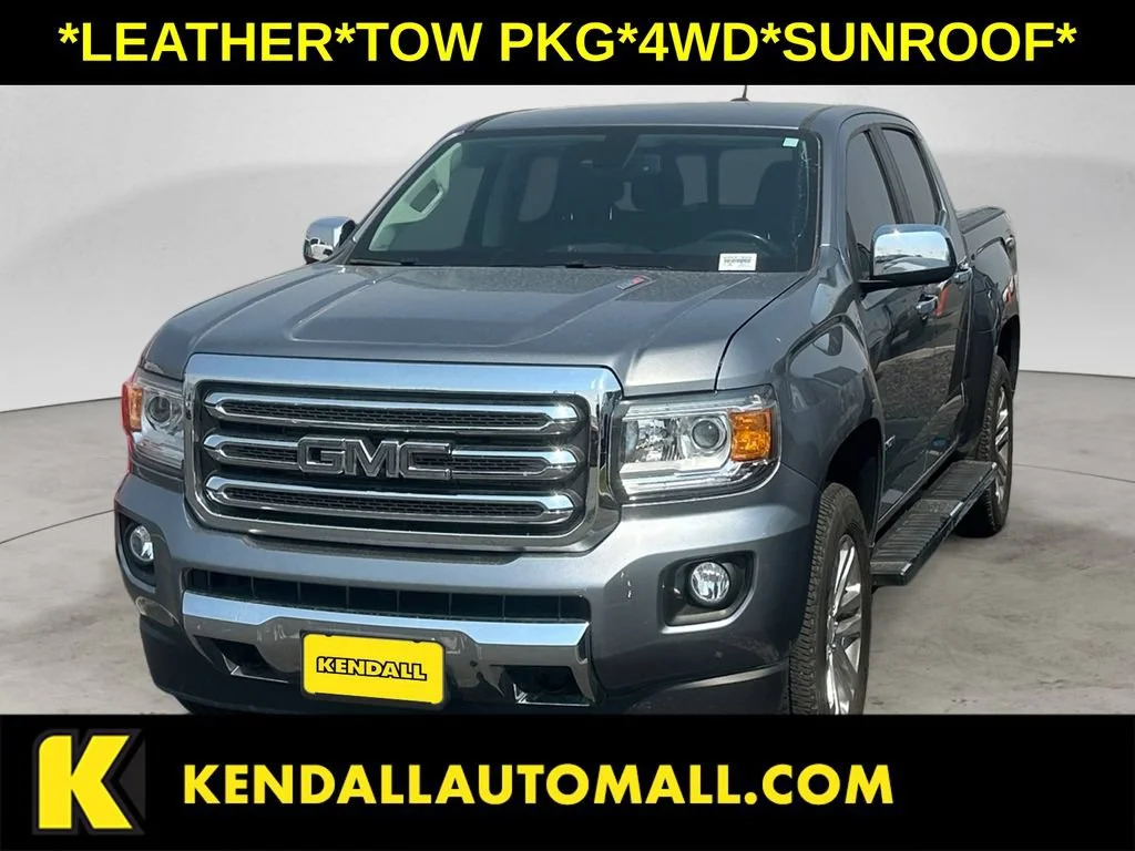 Used 2018 SATIN STEEL METALLIC GMC 4WD SLT image 1