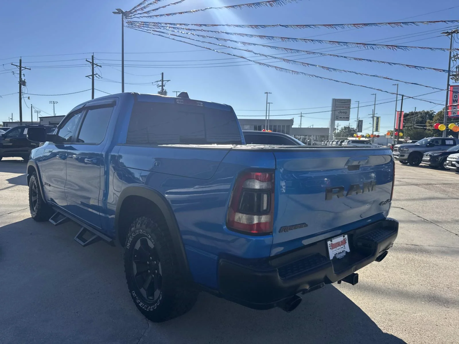Used 2020 Hydro Blue Pearlcoat Ram Rebel image 5