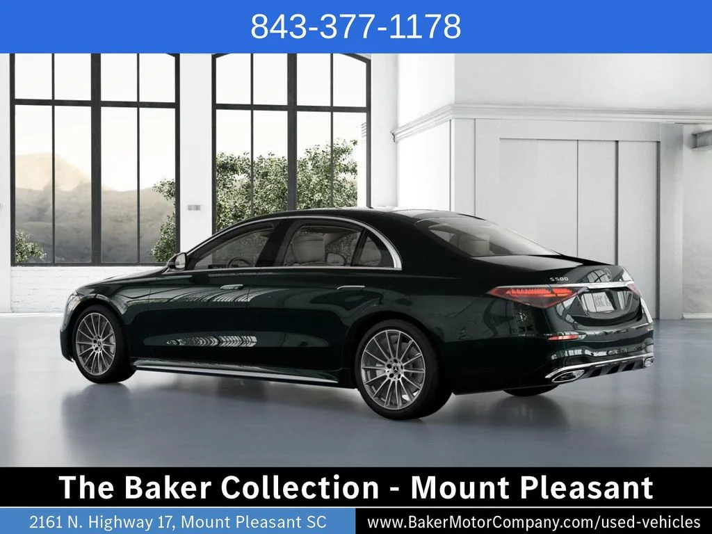 Certified Used 2026 Emerald Green Metallic Mercedes-Benz S 500 image 30