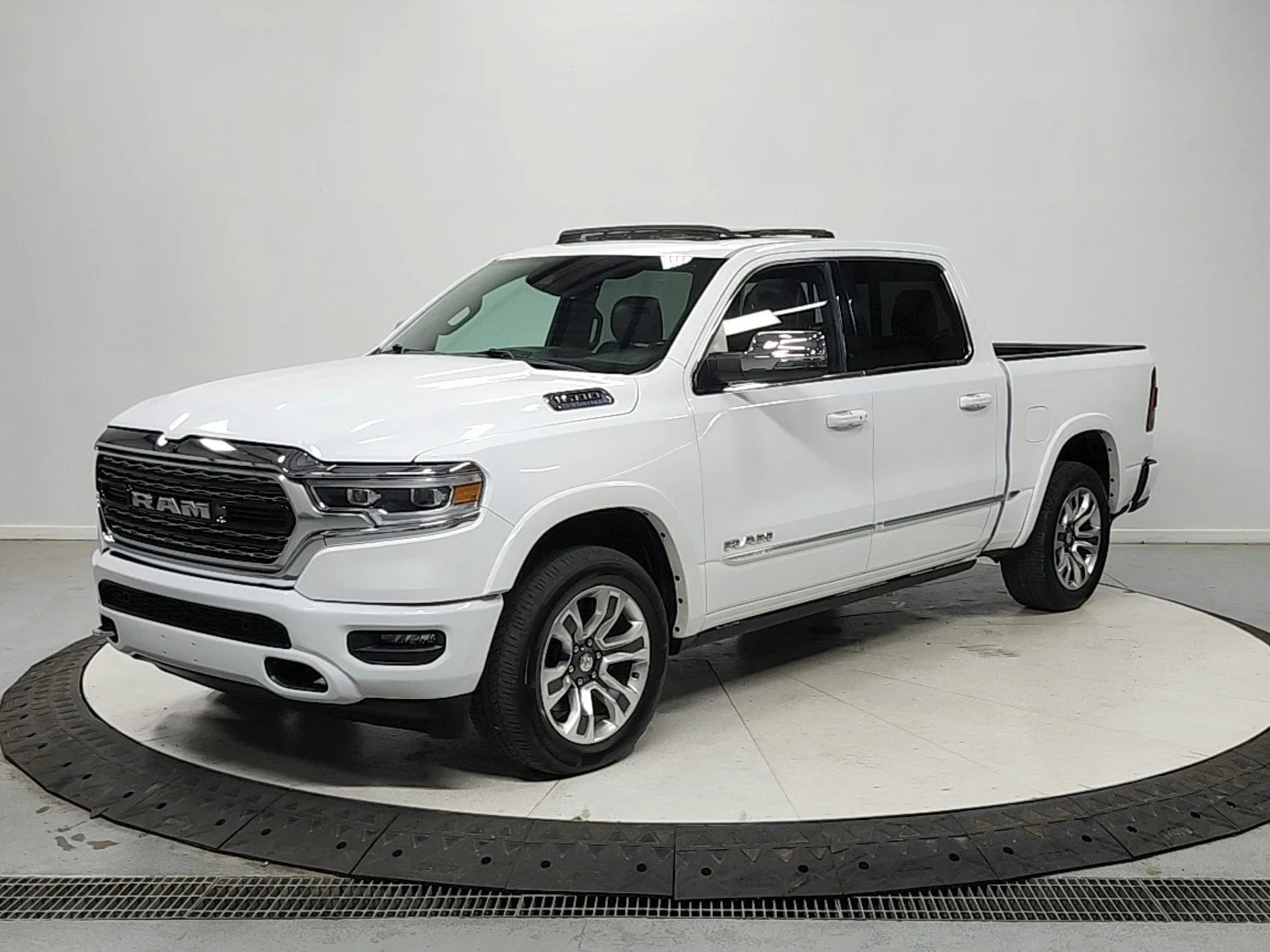 Used 2023 Bright White Clearcoat Ram Limited image 3