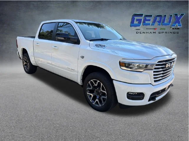 New 2027 Bright White Clear-Coat Exterior Paint RAM Laramie image 1