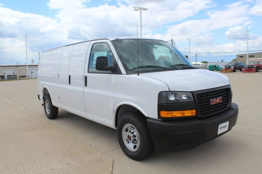 New 2026 Summit White GMC Work Van image 1