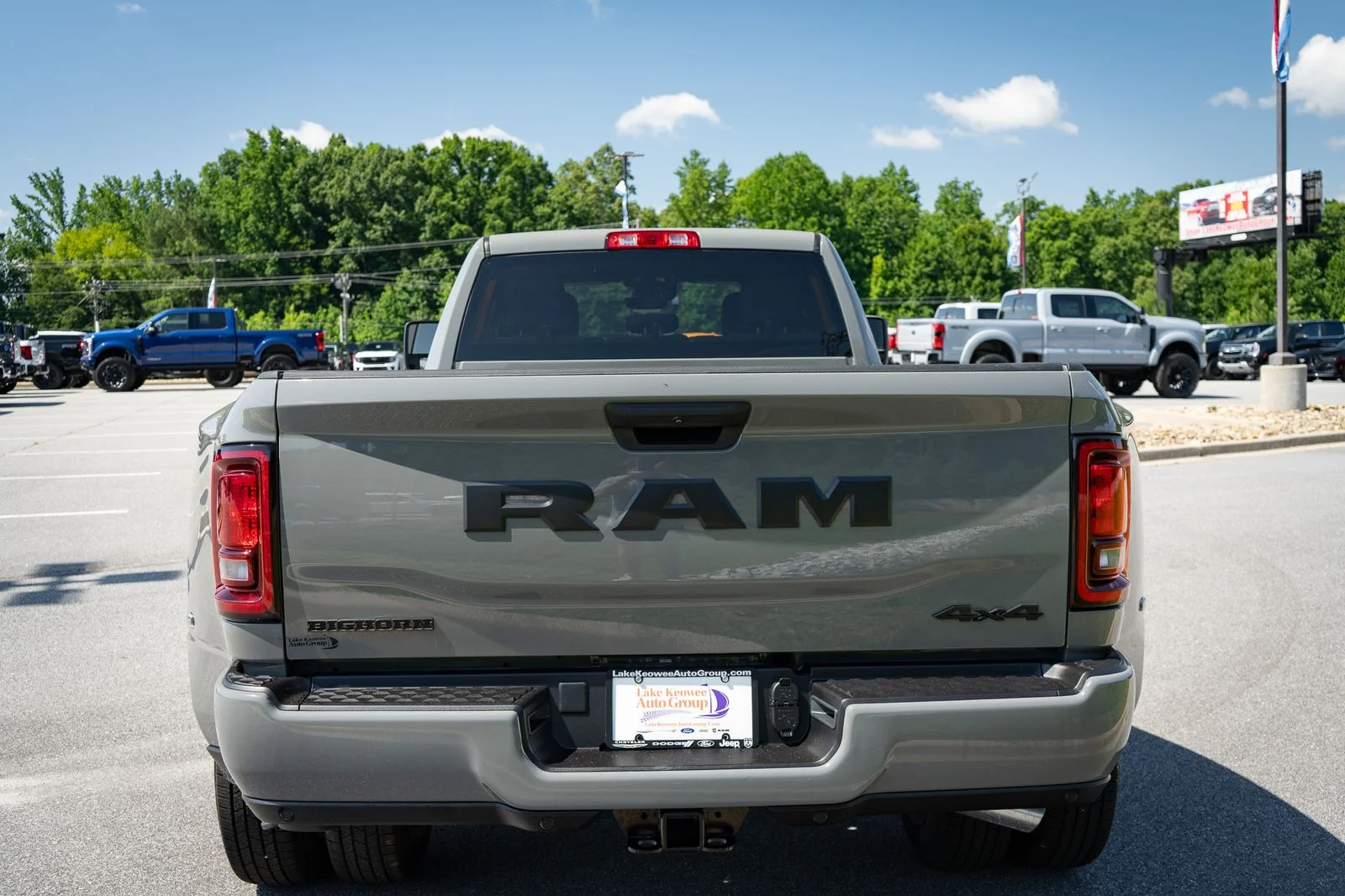 New 2026 Ceramic Gray Clear-Coat Exterior Paint RAM Big Horn image 8