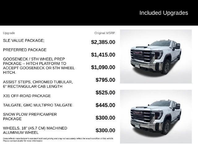 Used 2025 White GMC SLE image 5