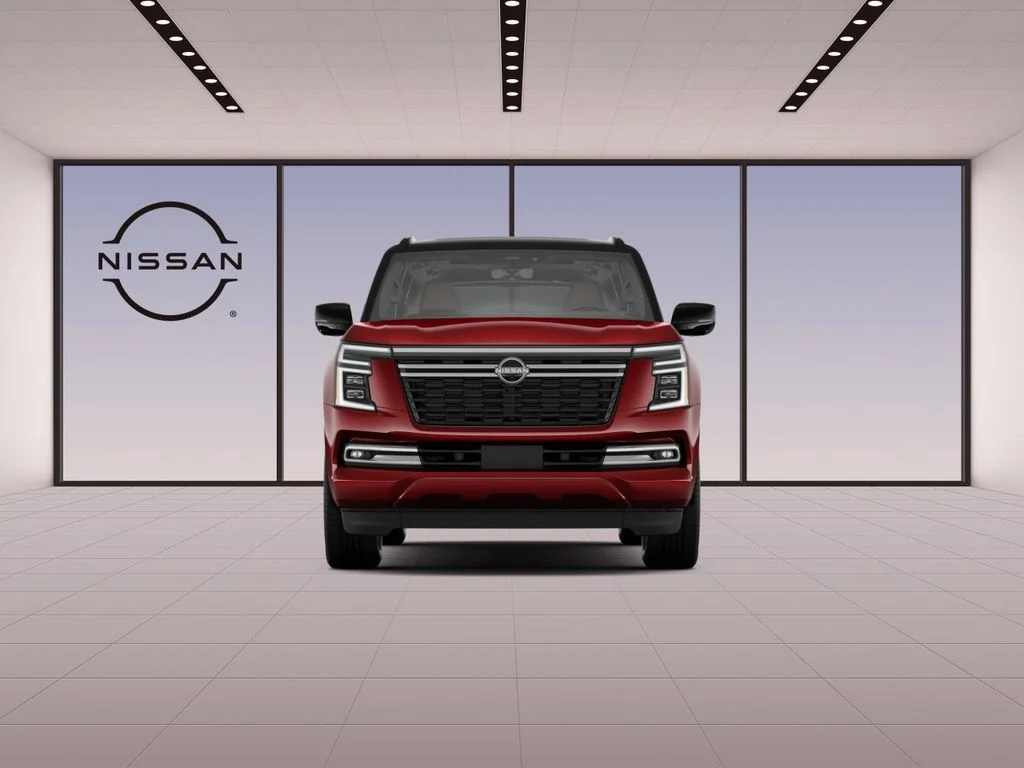 New 2026 Coulis Red Pearl / Super Black Two-tone Nissan Platinum Reserve image 2