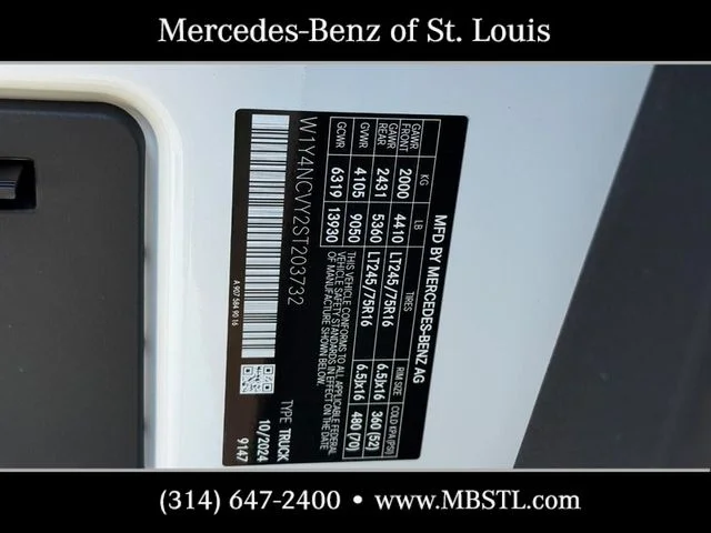 New 2025 Arctic White Mercedes-Benz Cargo 170 WB image 13