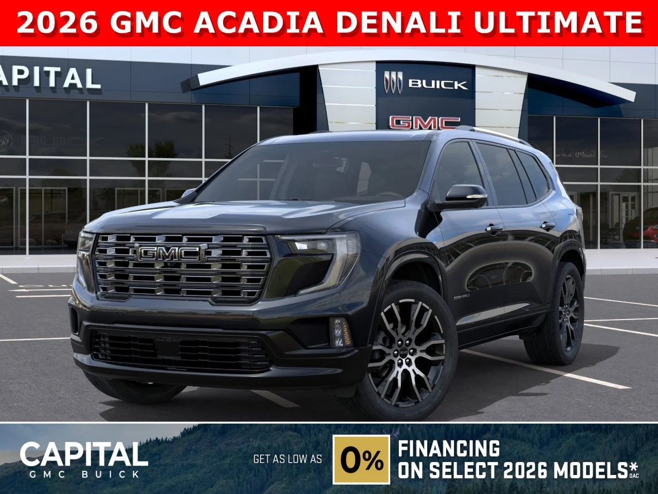 New 2026 EBONY TWILIGHT METALLIC GMC Denali Ultimate image 1