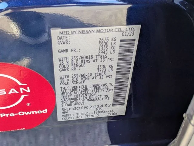 Used 2023 Blue Nissan SL image 33