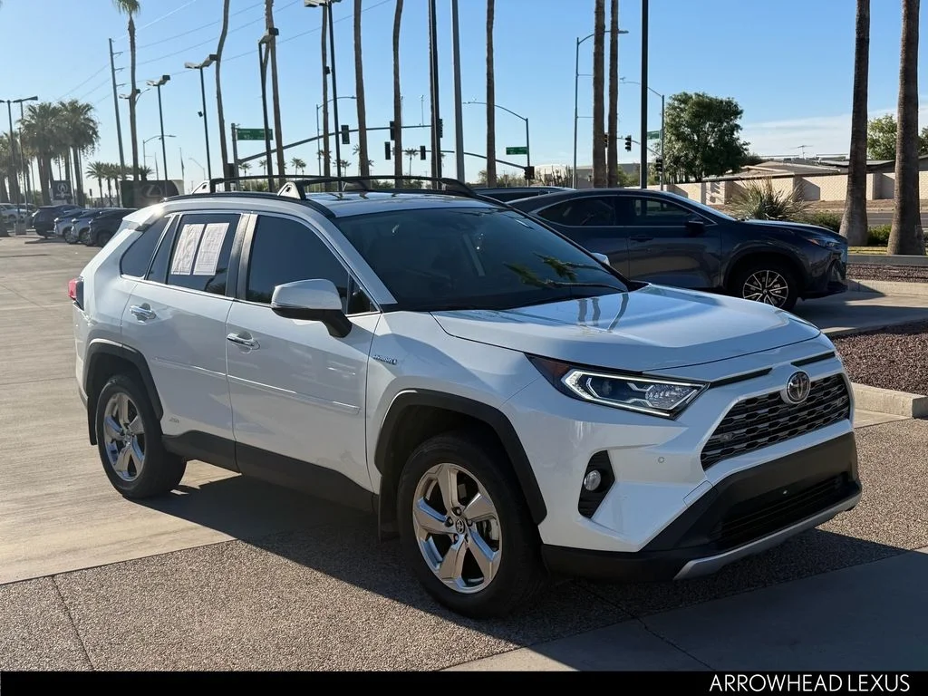 Used 2020 White Toyota Limited image 9