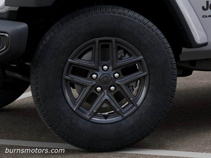New 2026 Bright White Clear-Coat Exterior Paint Jeep Sport S Dark Sky image 8