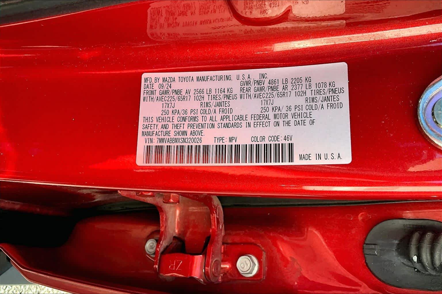 Used 2025 Soul Red Crystal Metallic Mazda 2.5 S Preferred Package image 31