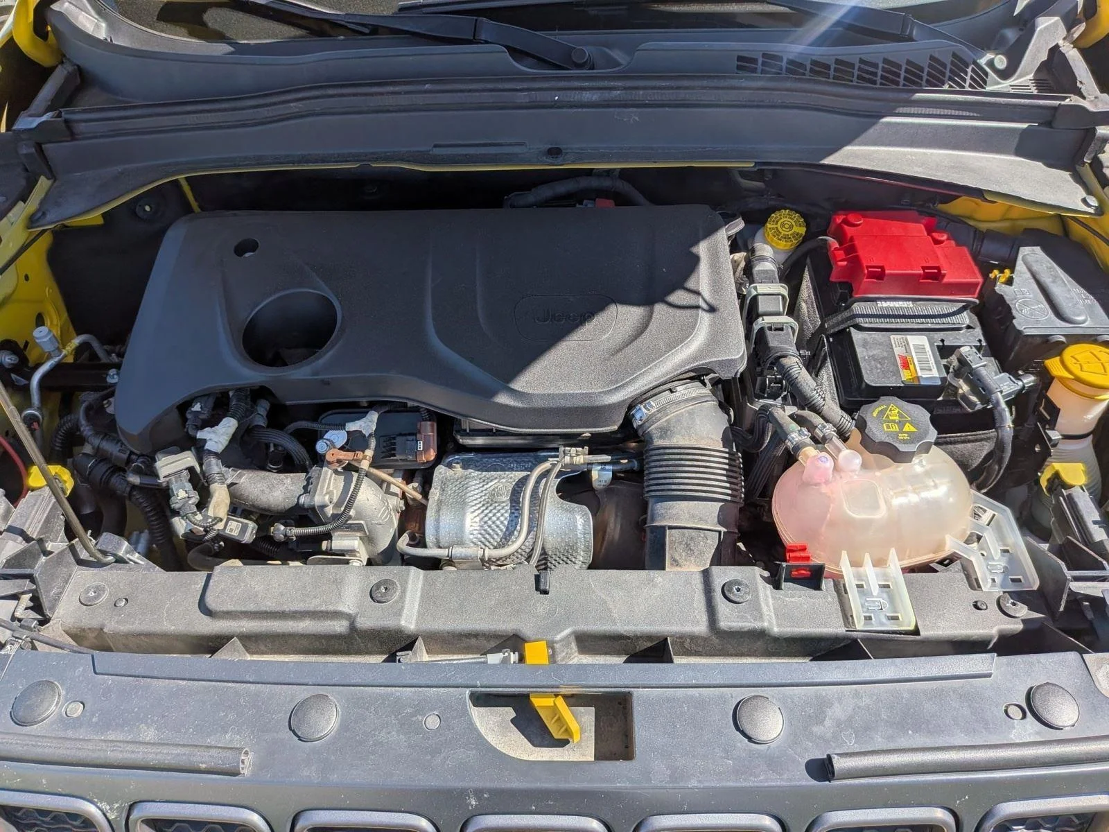 Used 2019 Solar Yellow Clearcoat Jeep Trailhawk image 38