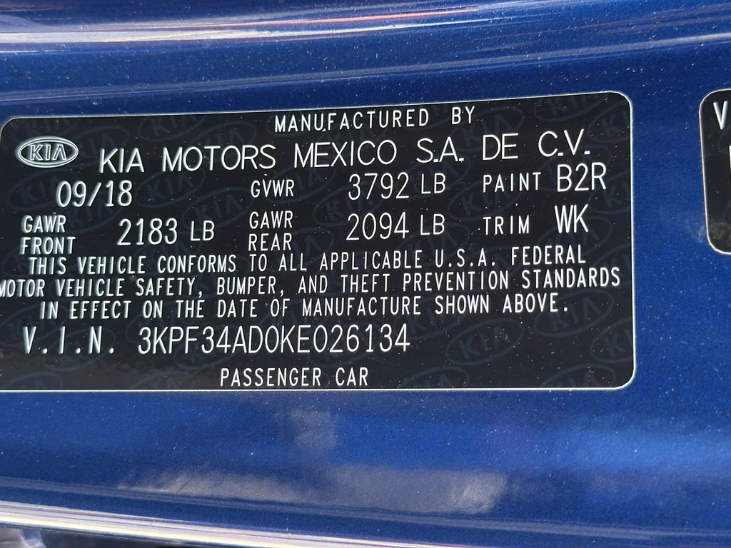 Certified Used 2019 Blue Kia S image 30