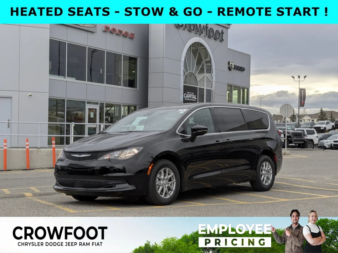 New 2026 Black Chrysler SXT - - FWD - Power Liftgate - Power Sliding Doors - Leather & More! image 1