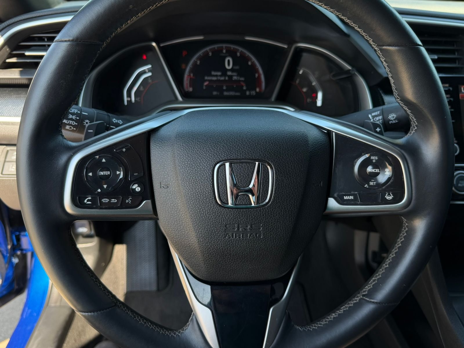 Certified Used 2021 Aegean Blue Metallic Honda Sport image 22