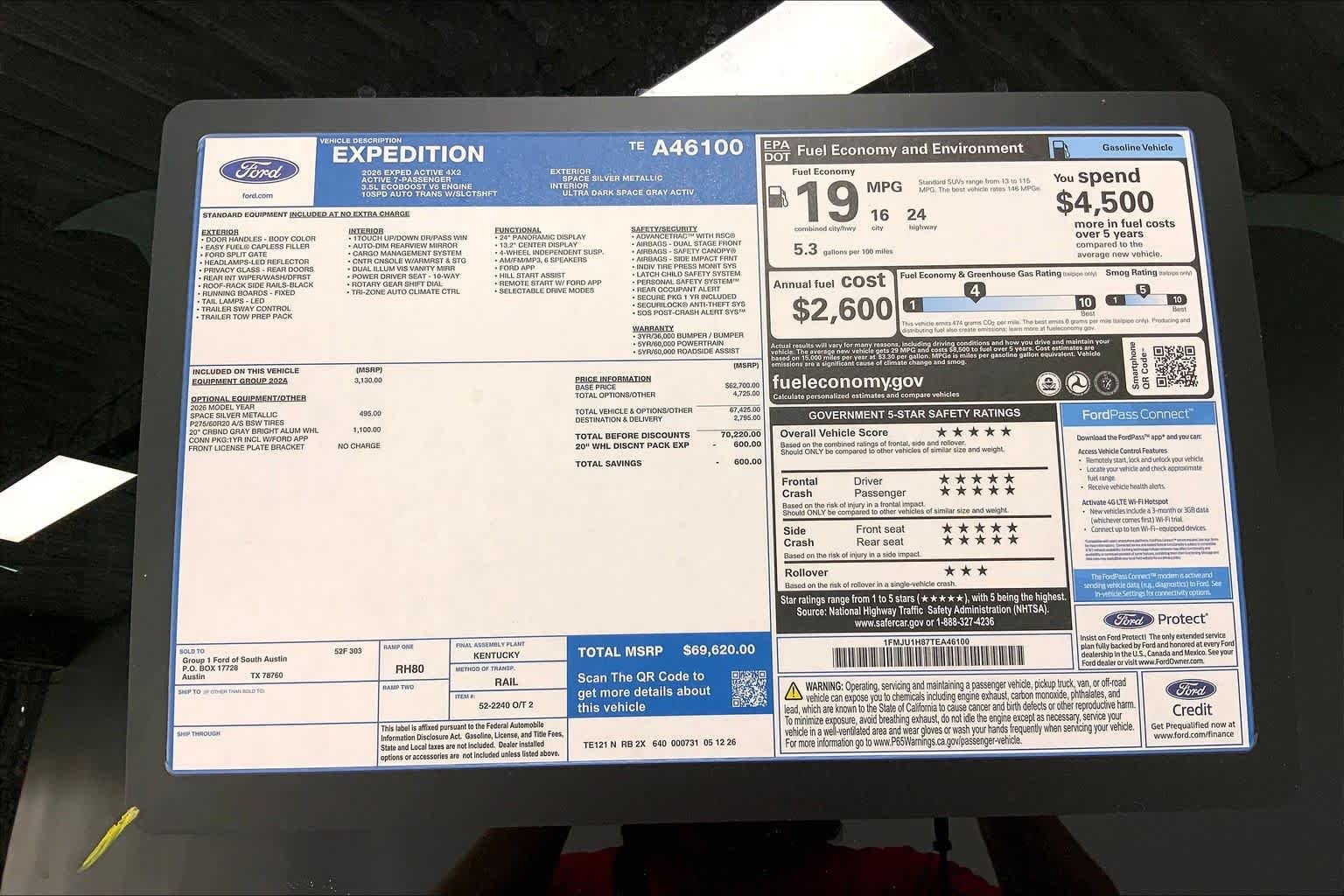 New 2026 Space Silver Metallic Ford Active image 21