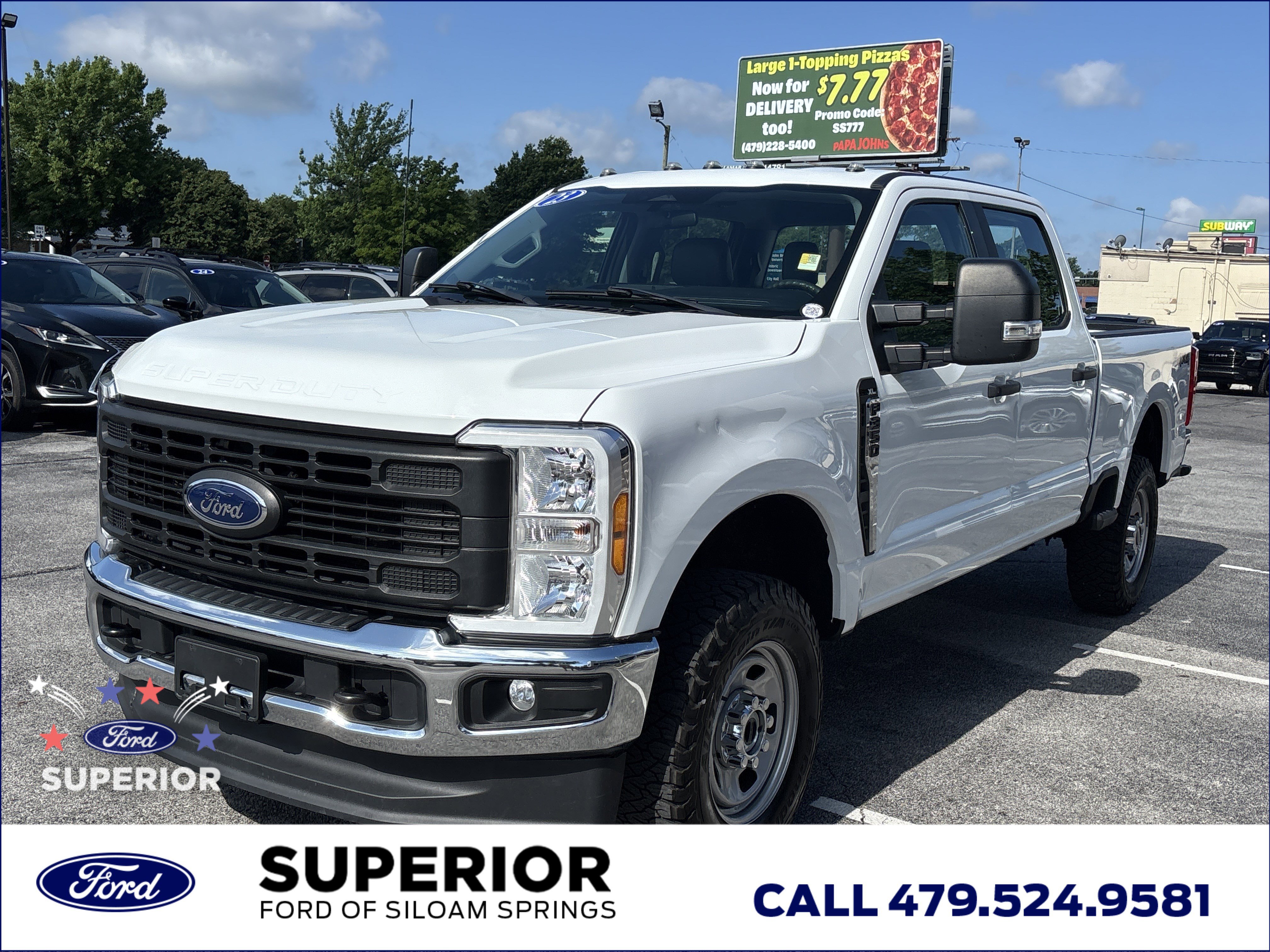 Used 2023 Oxford White Ford XL Crew Cab 4WD image 9