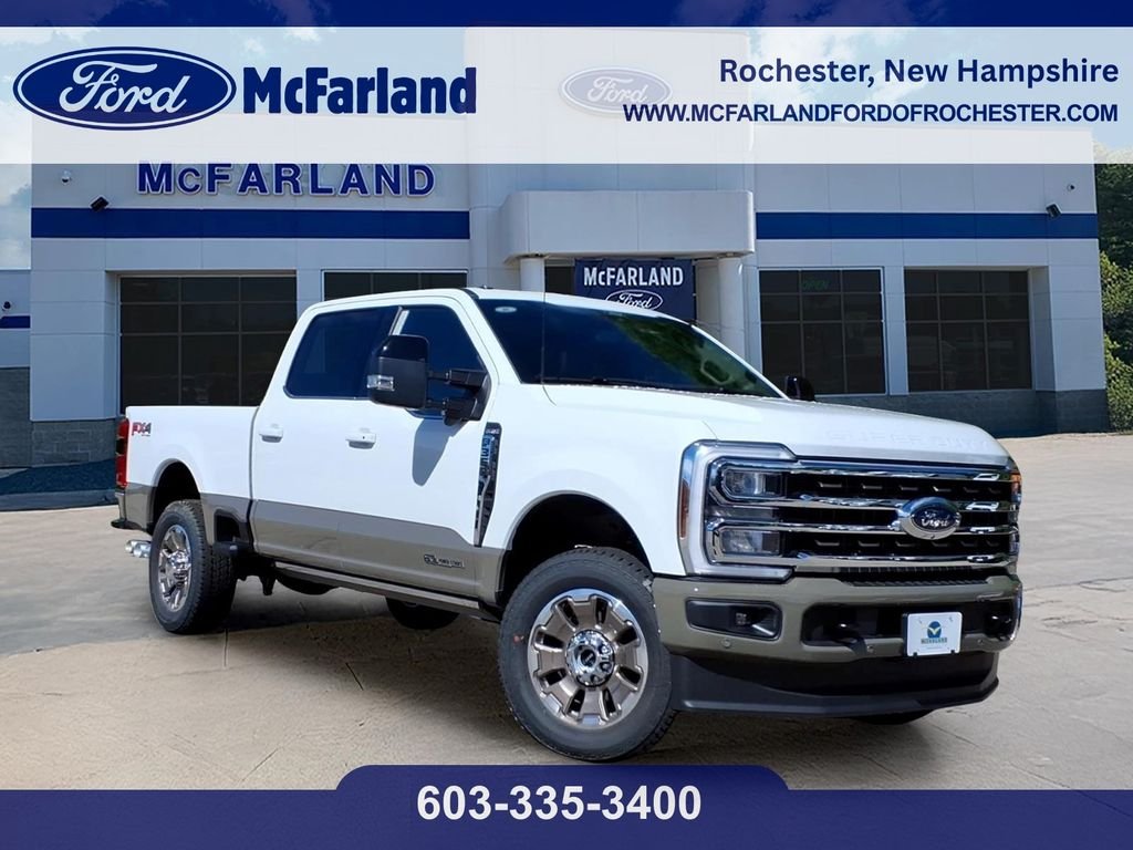 New 2026 Star White Metallic Tri-Coat Ford F-350® King Ranch® image 1