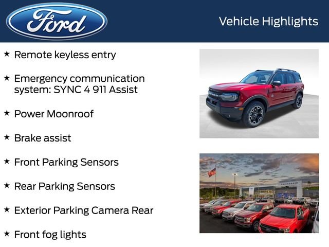 New 2026 Ruby Red Metallic Tinted Clearcoat Ford Outer Banks image 12